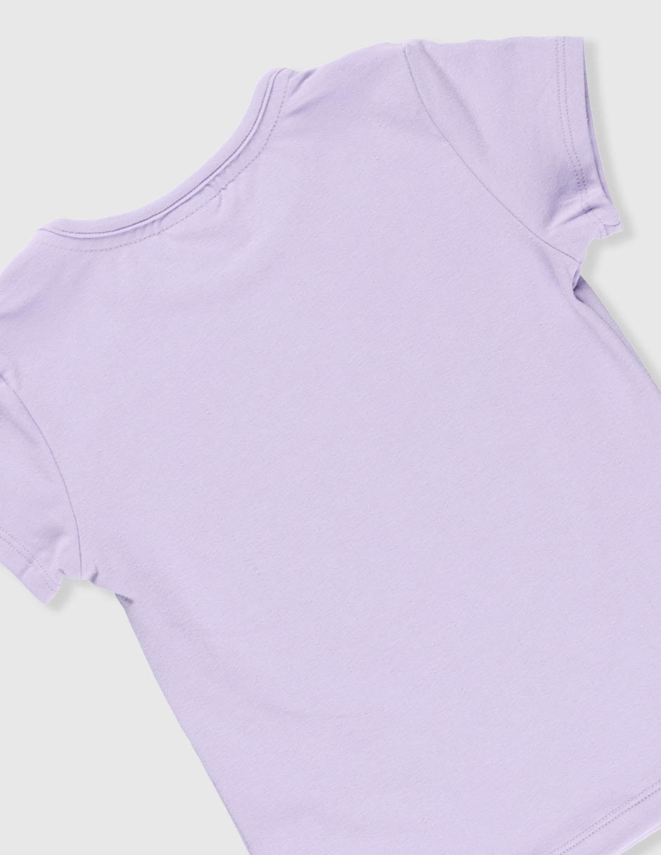 Playera Hello Kitty Kuromi manga corta para niña 4
