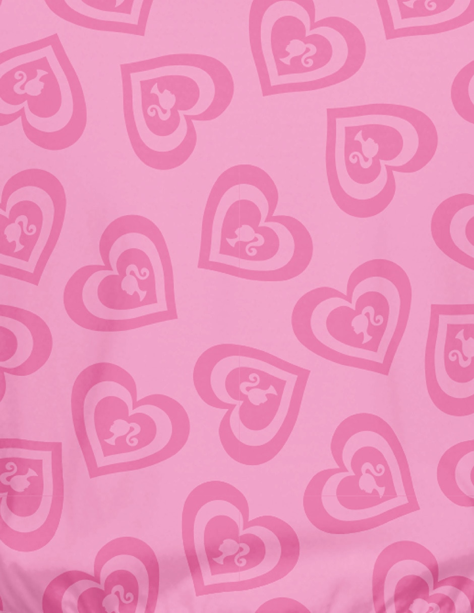 Playera Barbie manga corta para niña