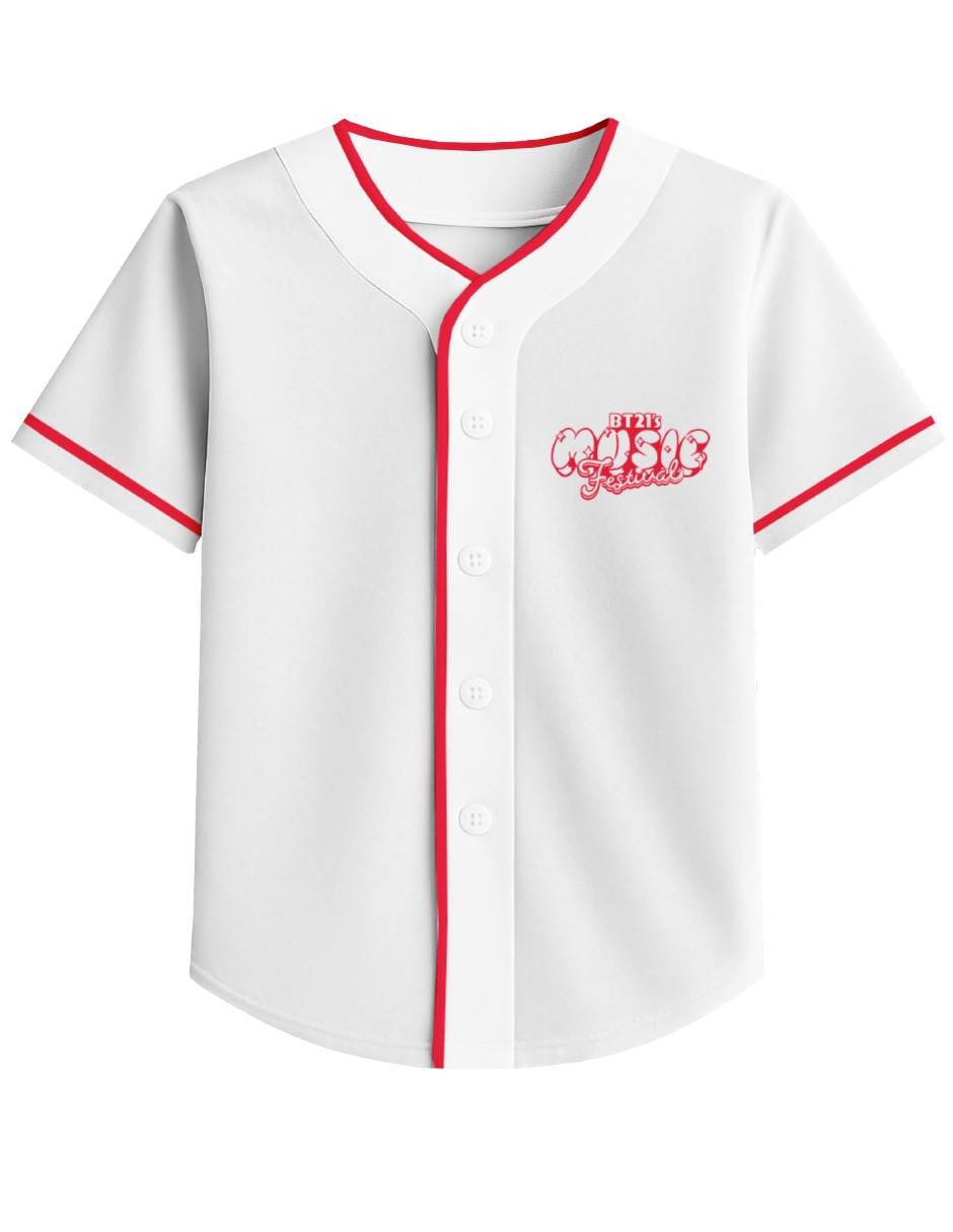 Jersey de entrenamiento béisbol manga corta para niña Jersey de entrenamiento béisbol manga corta para niña