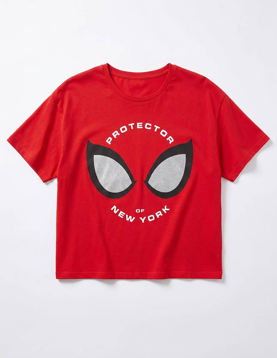 Playera manga corta Marvel DTR para niña