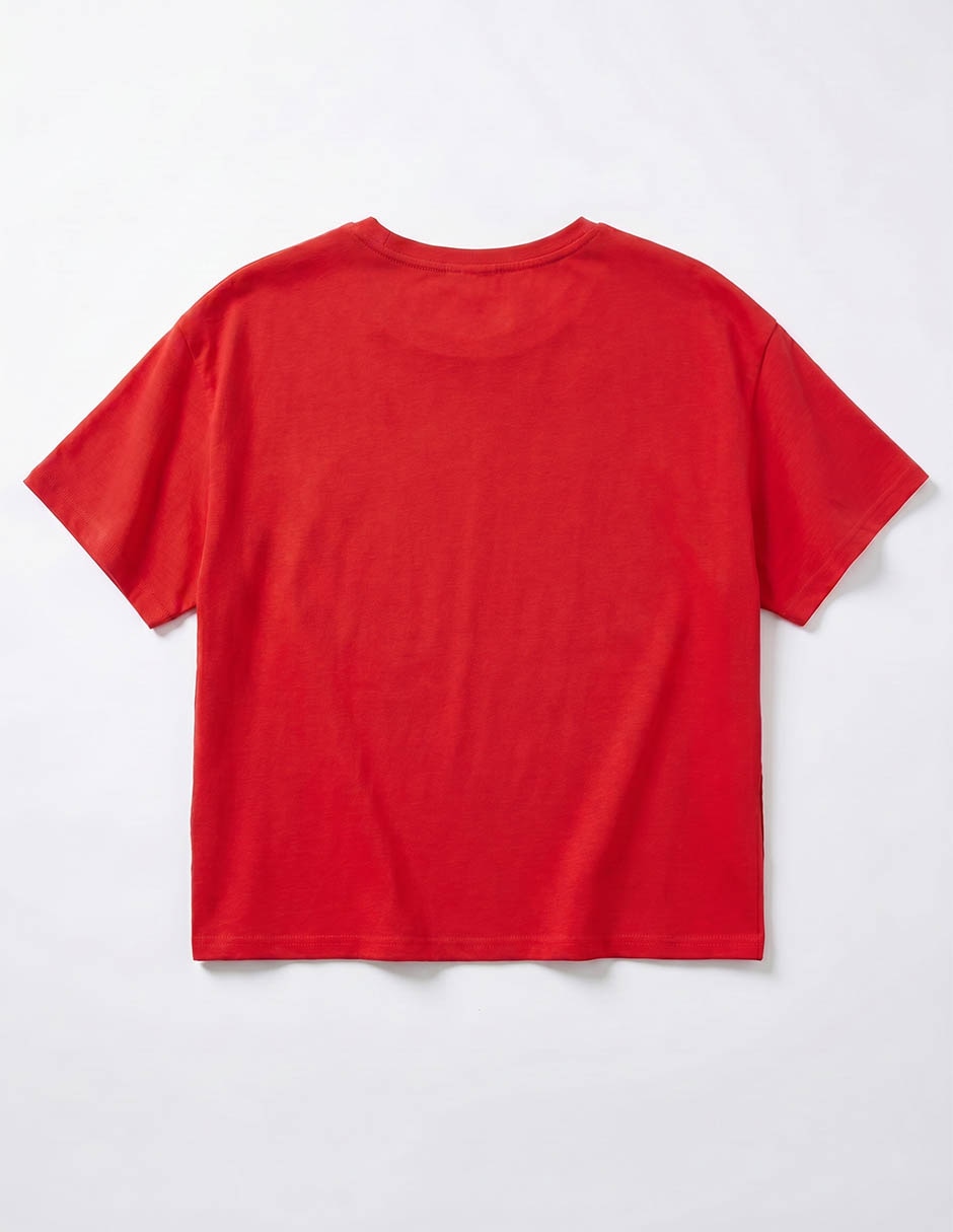Playera manga corta Marvel DTR para niña