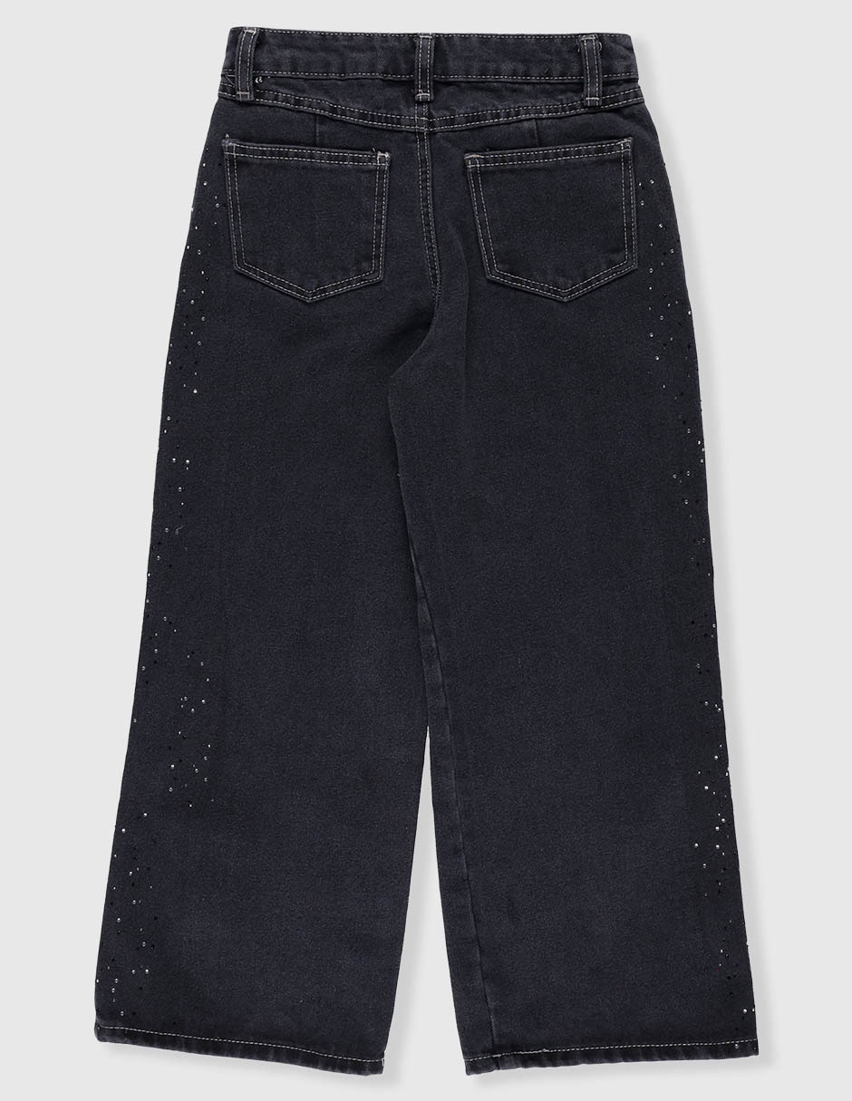 Jeans wide leg para niña 3