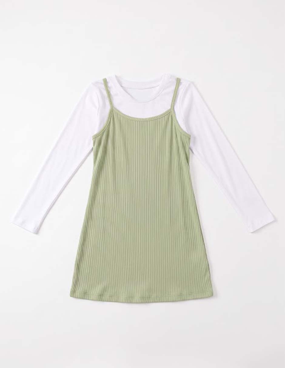 Vestido sin manga para niña Vestido sin manga para niña