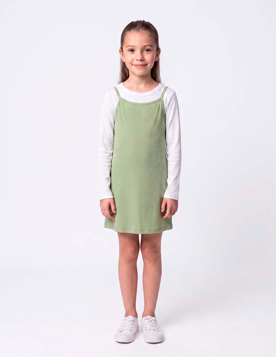 Vestido sin manga para niña 2