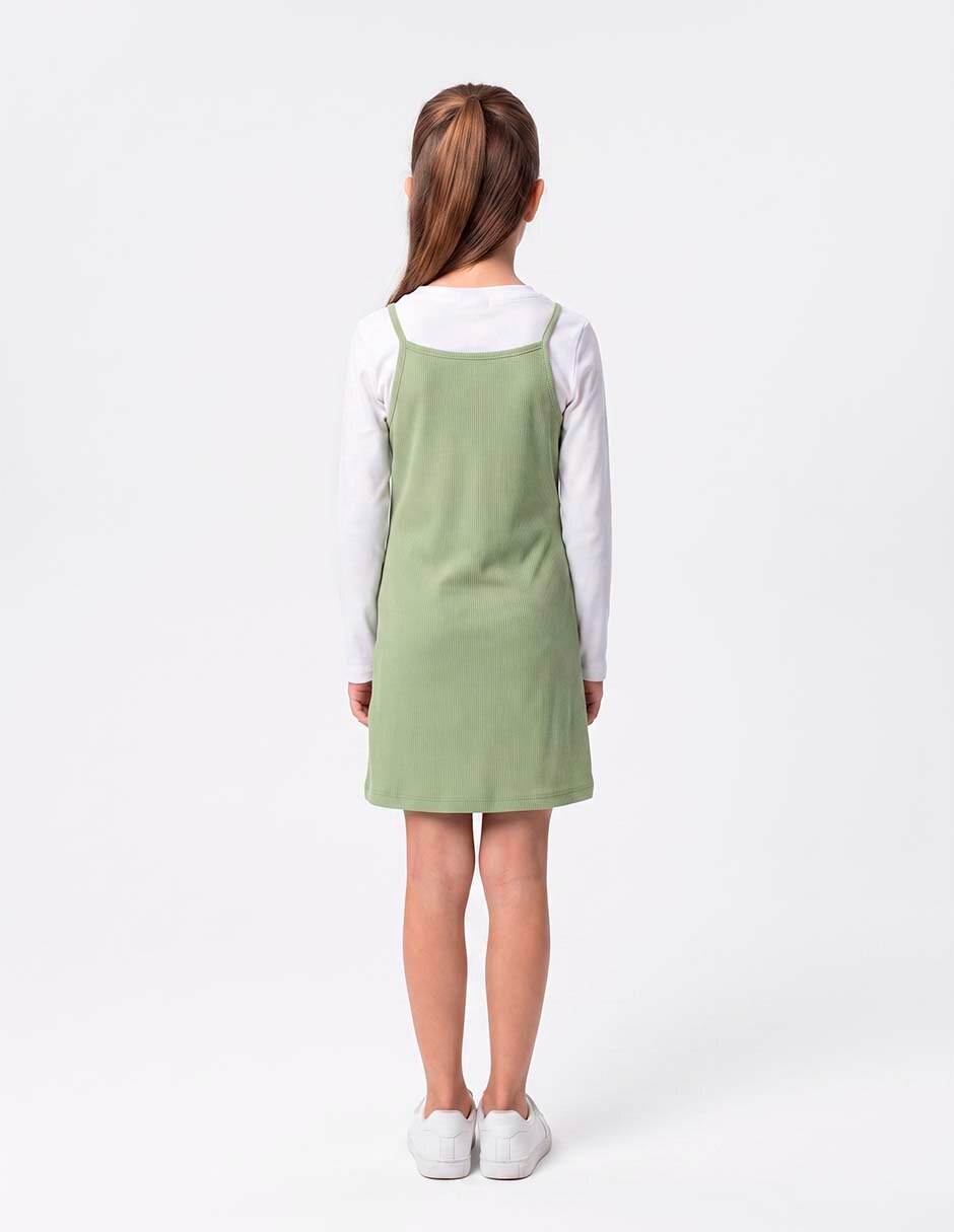 Vestido sin manga para niña 6