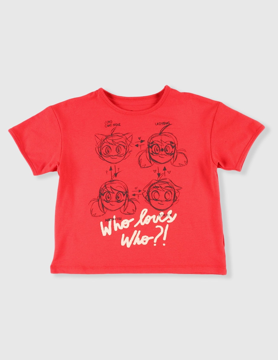 Playera Lady Bug para niña Playera Lady Bug para niña