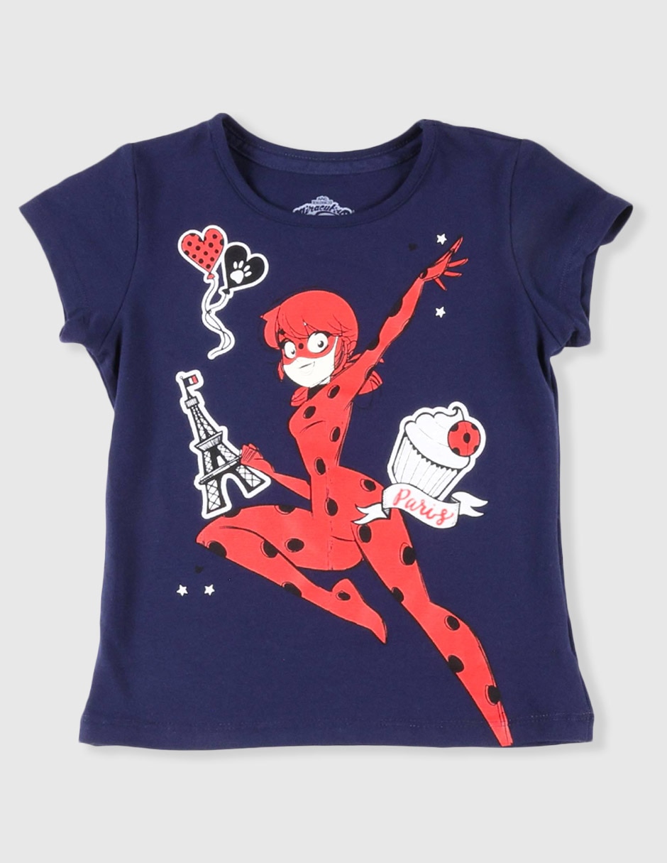 Playera Lady Bug para niña Playera Lady Bug para niña