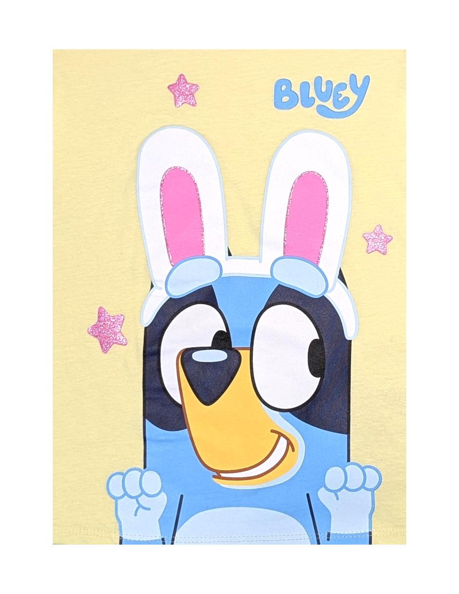 Playera Bluey manga corta para niña 2