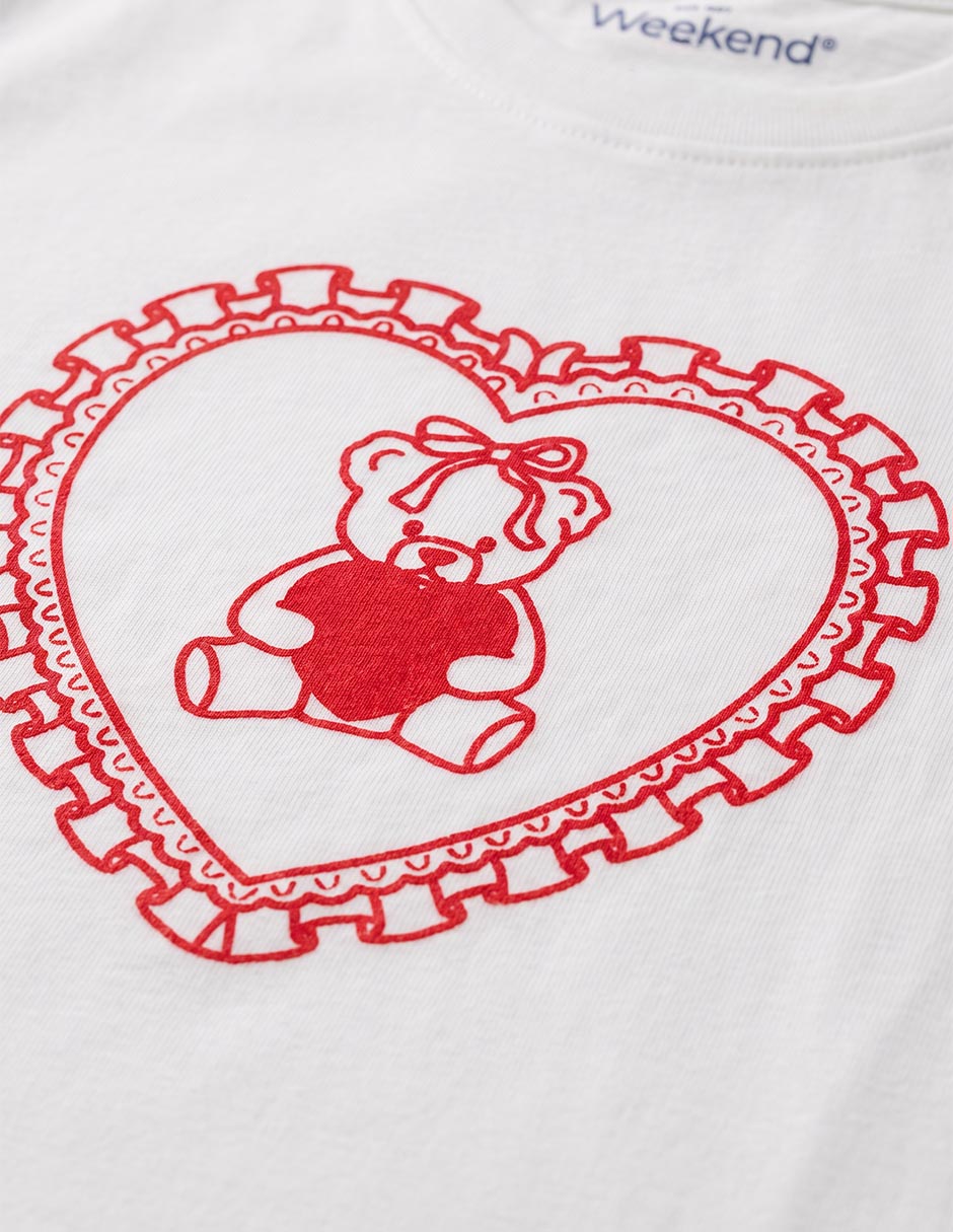 Playera manga corta para niña 4