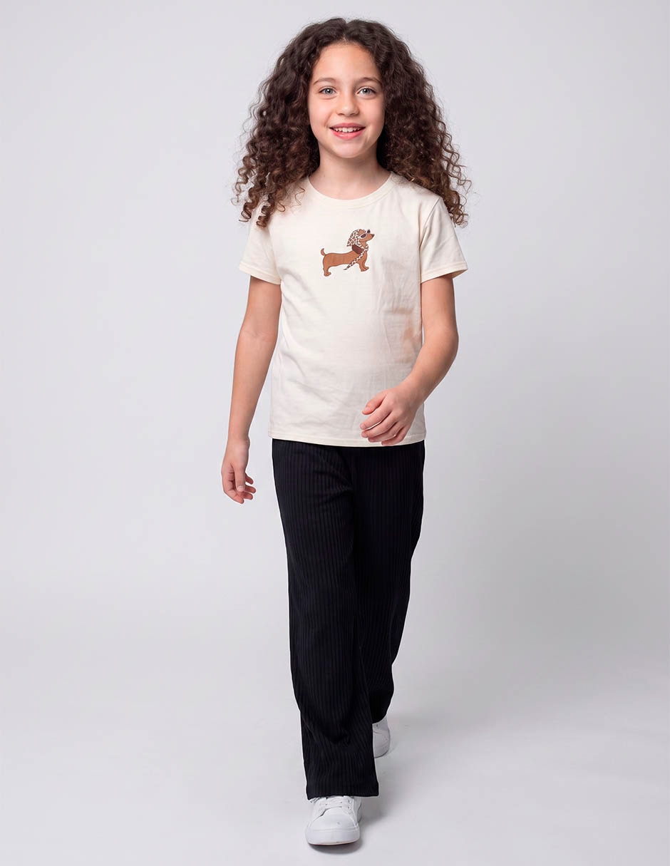 Playera manga corta para niña 3