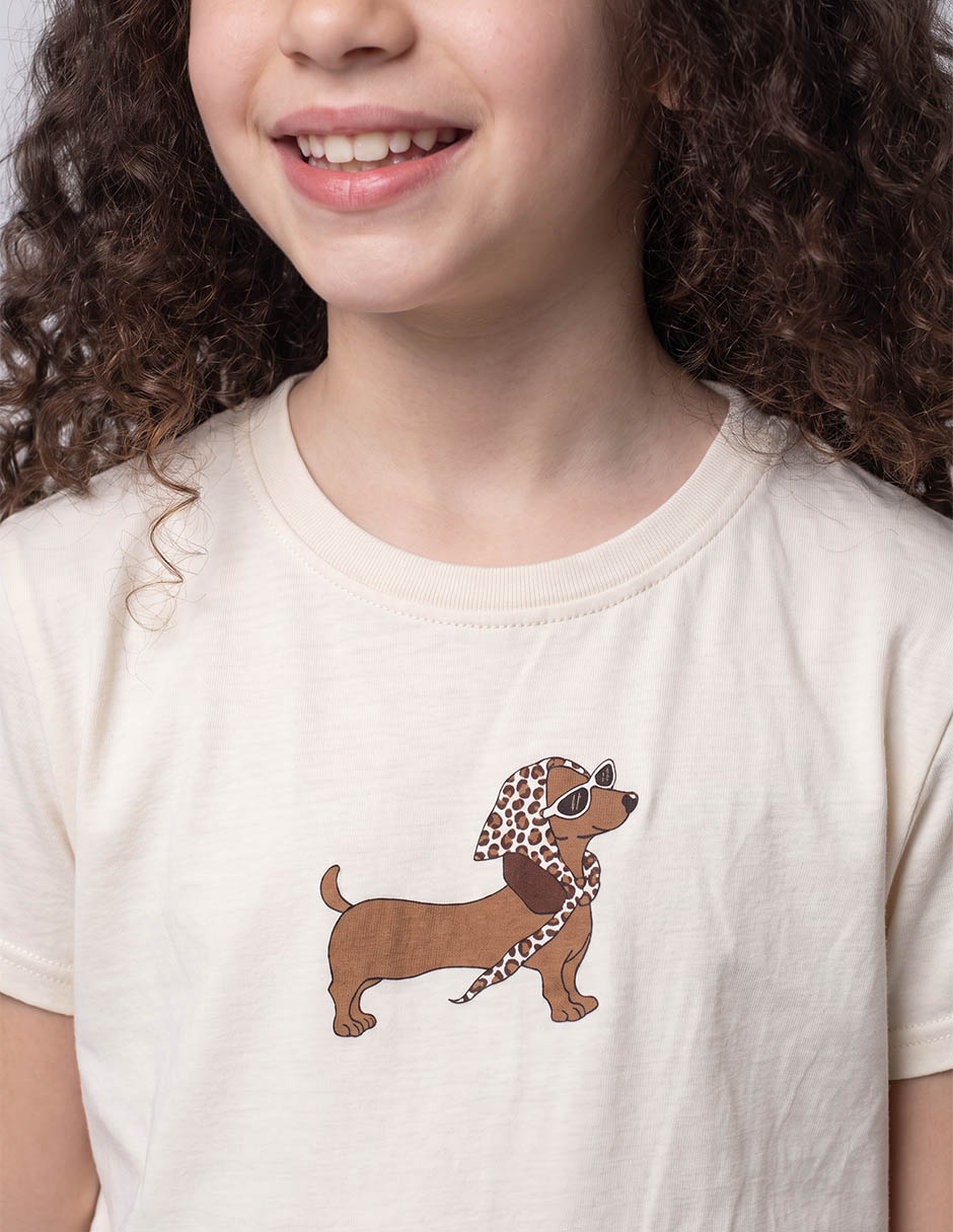 Playera manga corta para niña 4