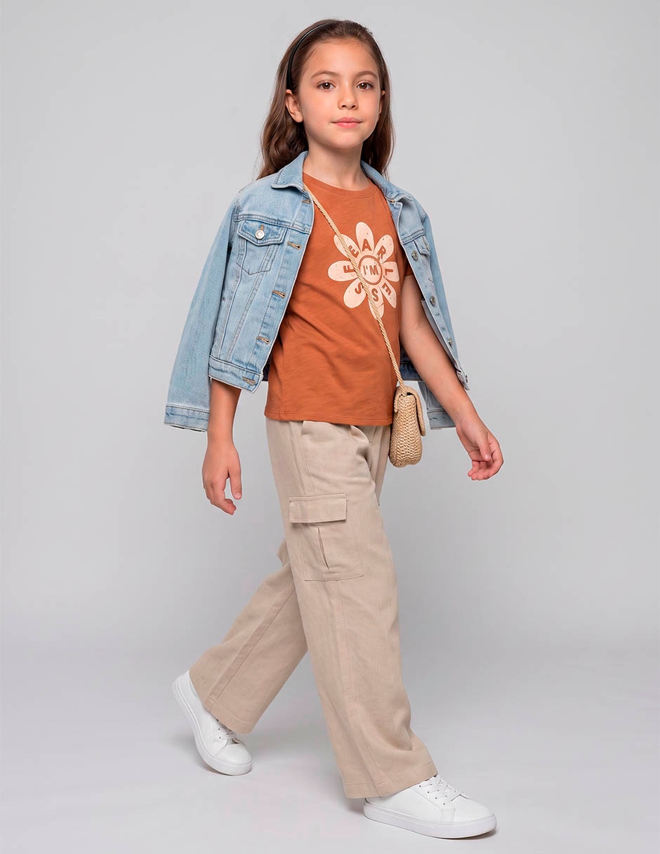 Playera manga corta para niña 3