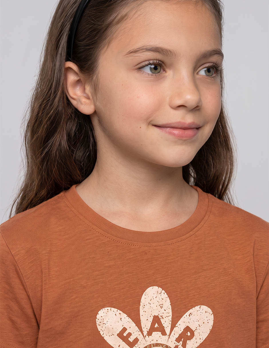 Playera manga corta para niña 4