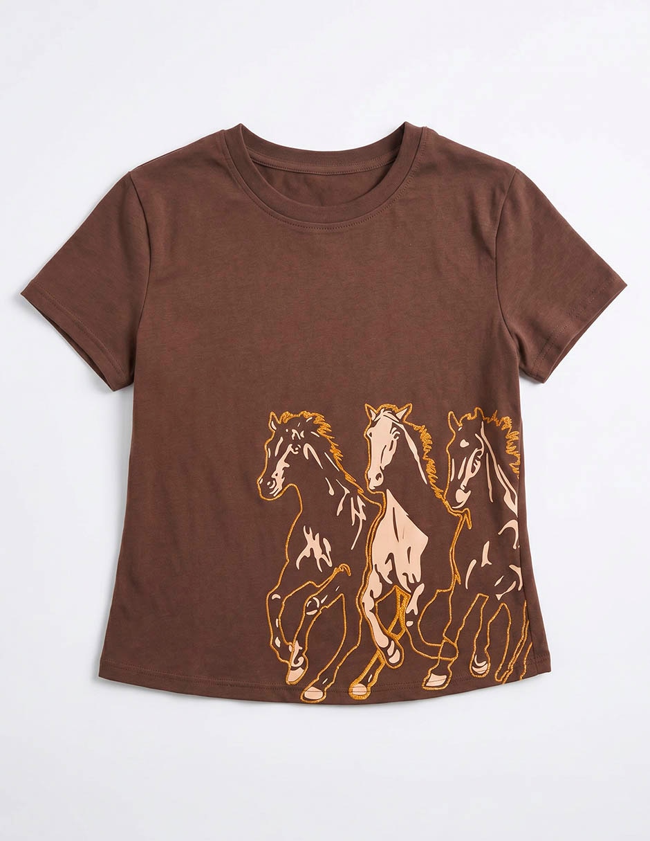 Playera manga corta para niña 2