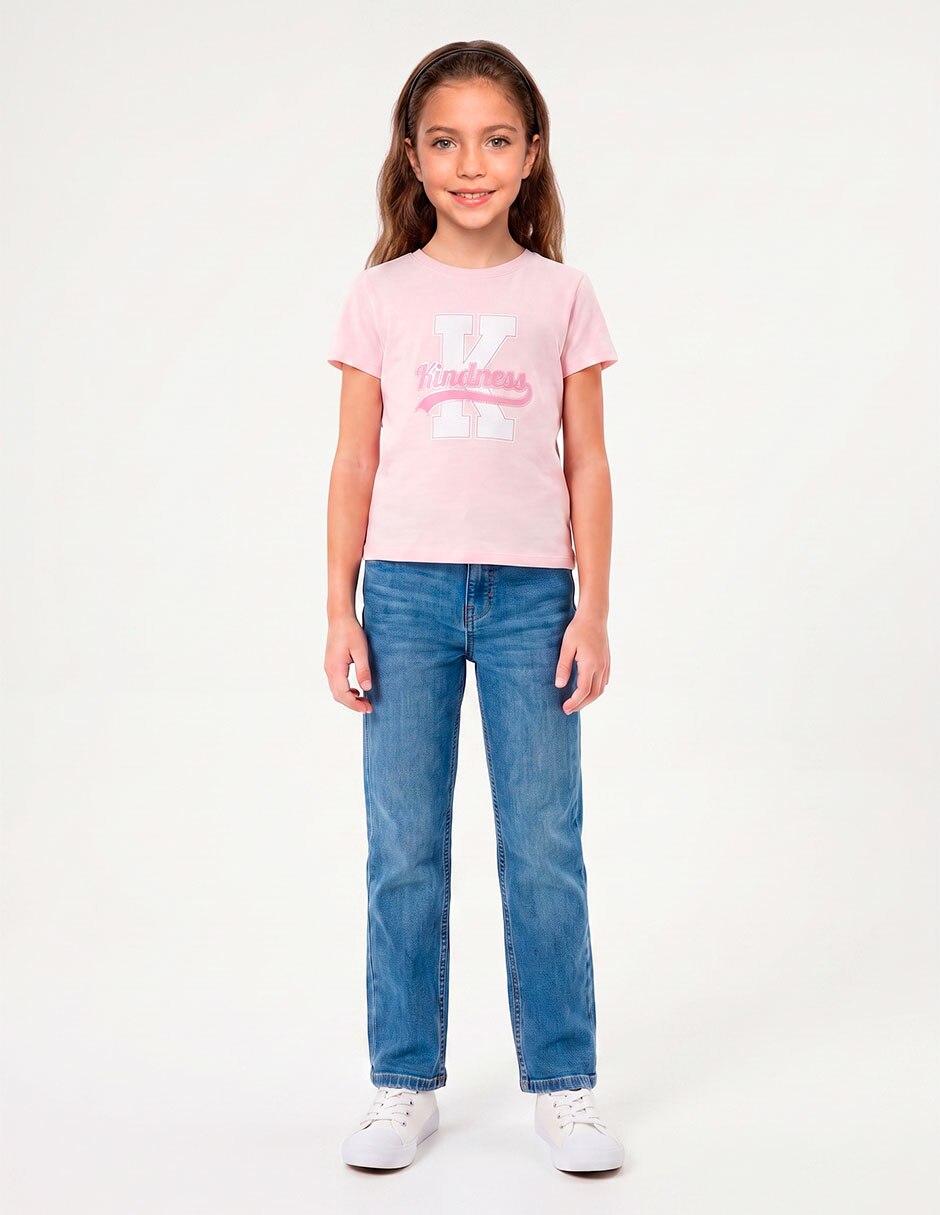 Playera manga corta para niña 2