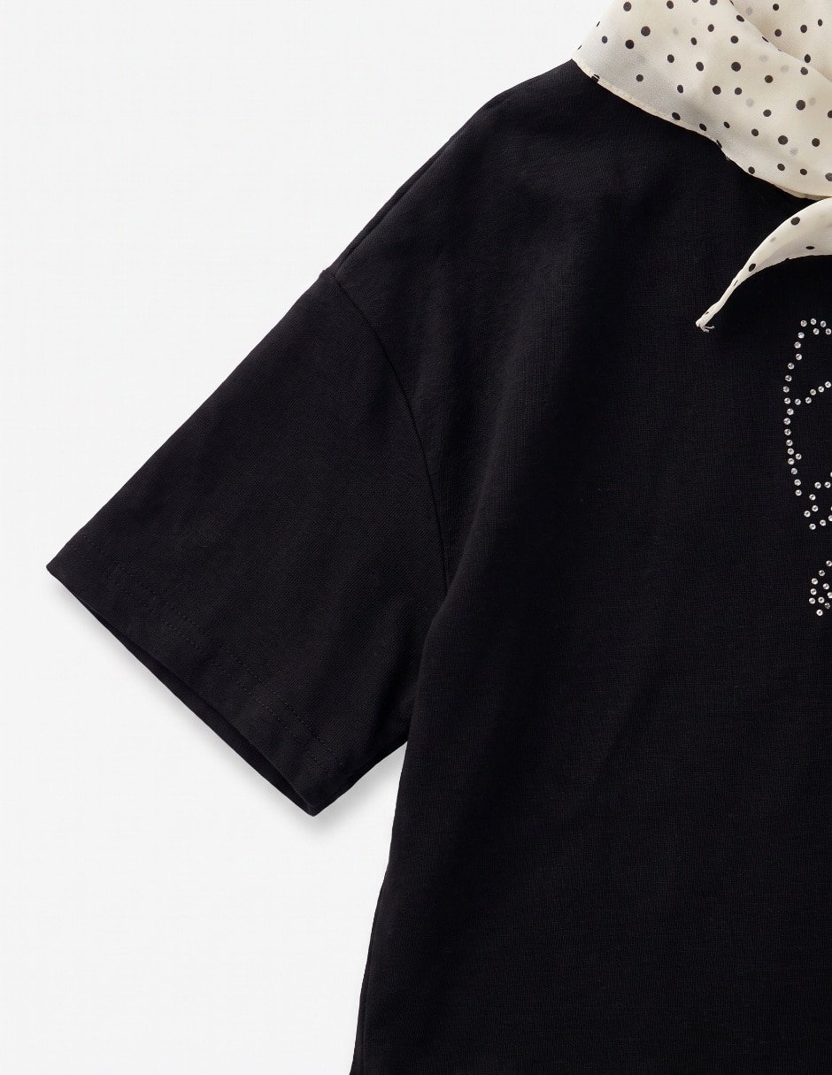 Playera manga corta para niña 4