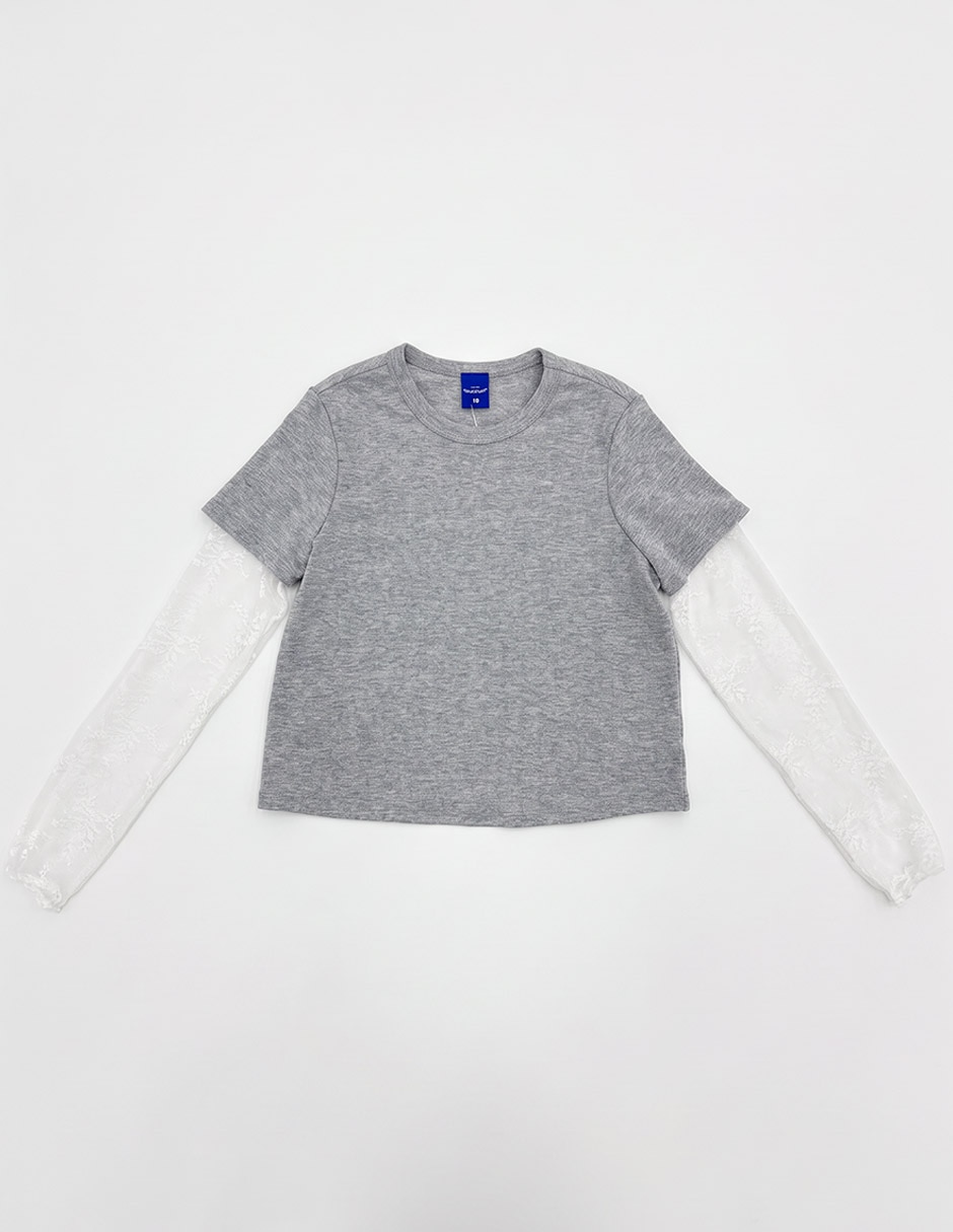Playera manga larga para niña Playera manga larga para niña