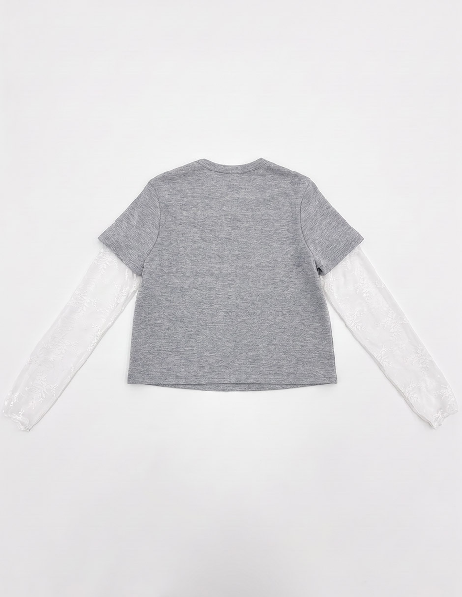 Playera manga larga para niña 2