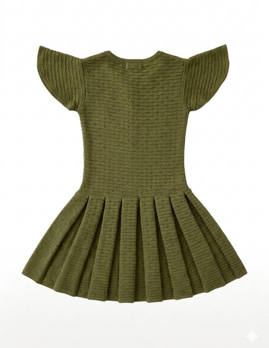 Vestido Chersi manga corta para niña