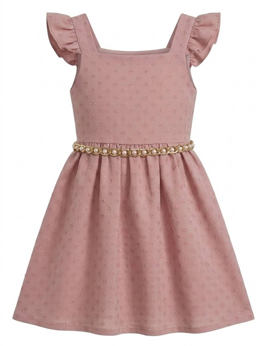 Vestido sin famila manga cap para niña