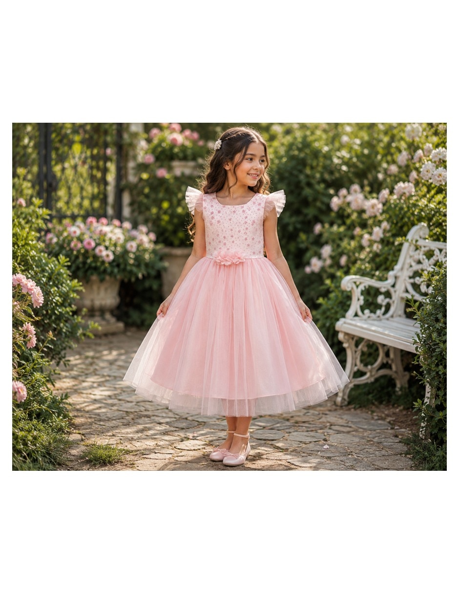 Vestido de fiesta Pink Gallery para niña