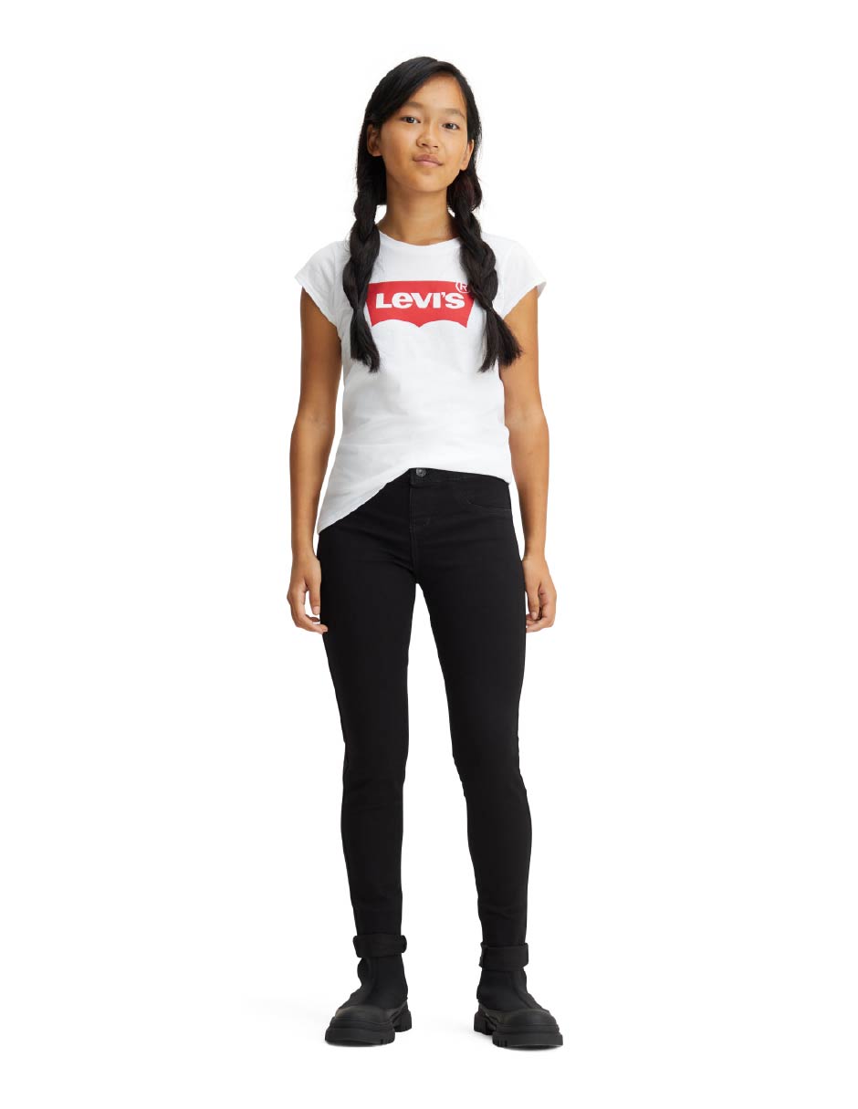 Jeans skinny Levi´s lavado obscuro para niña