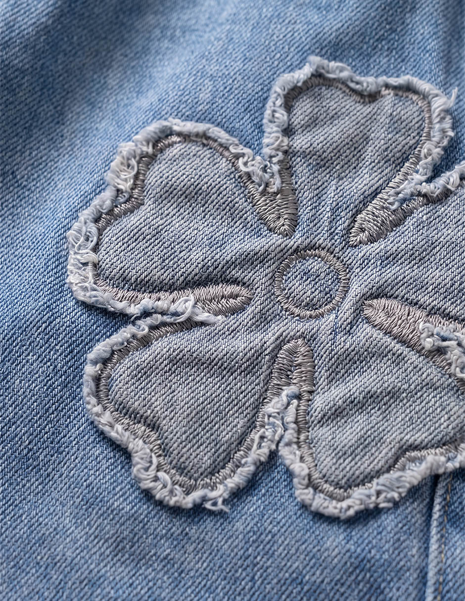 Jeans recto para niña 4
