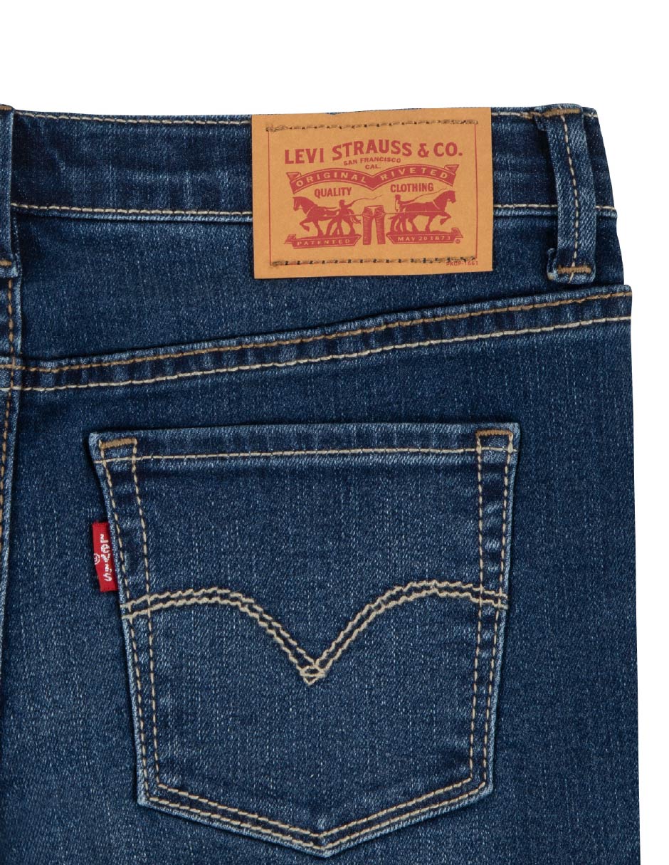 Jeans skinny Levi´s lavado medio para niña