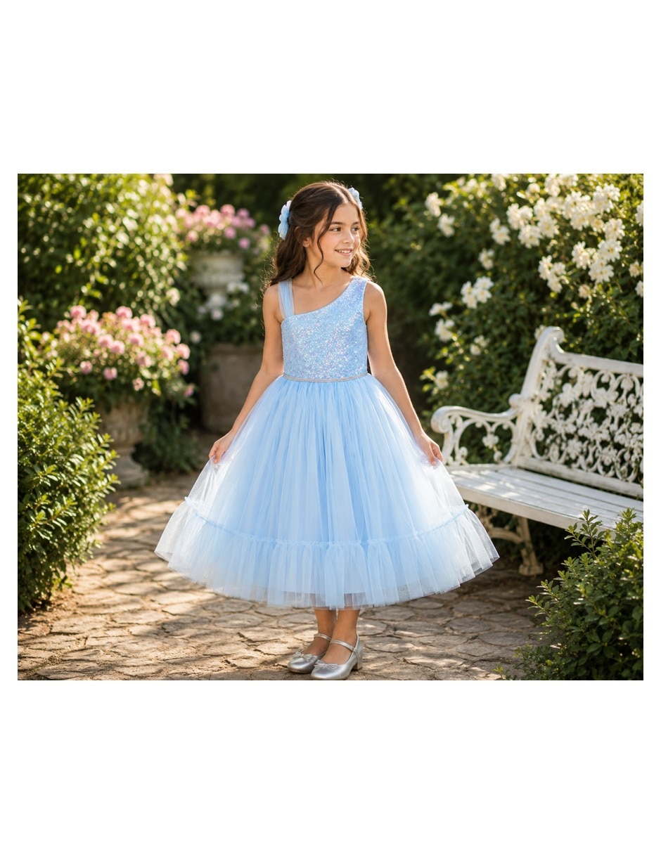 Vestido formal para niña