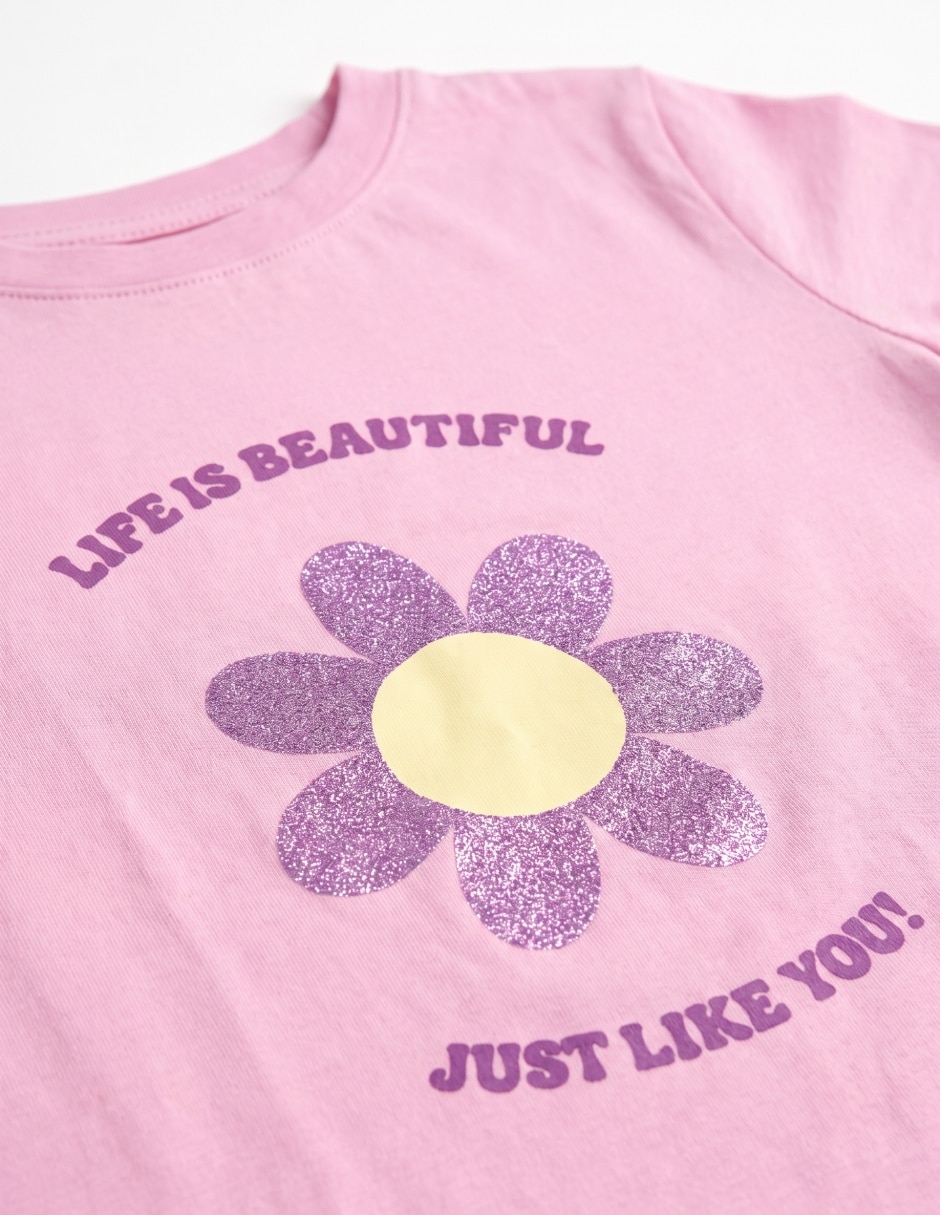 Playera manga corta para niña 3
