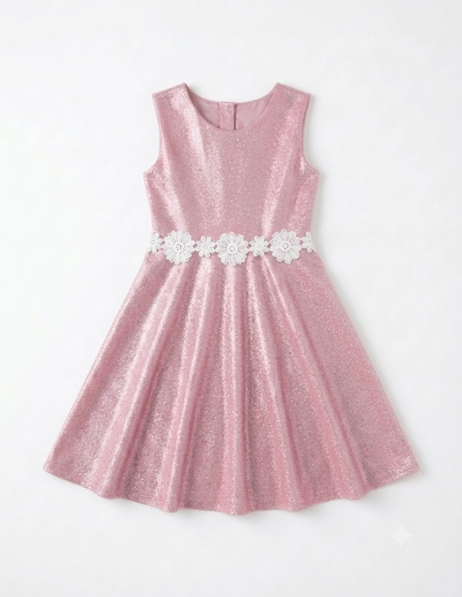 Vestido sin manga para niña
