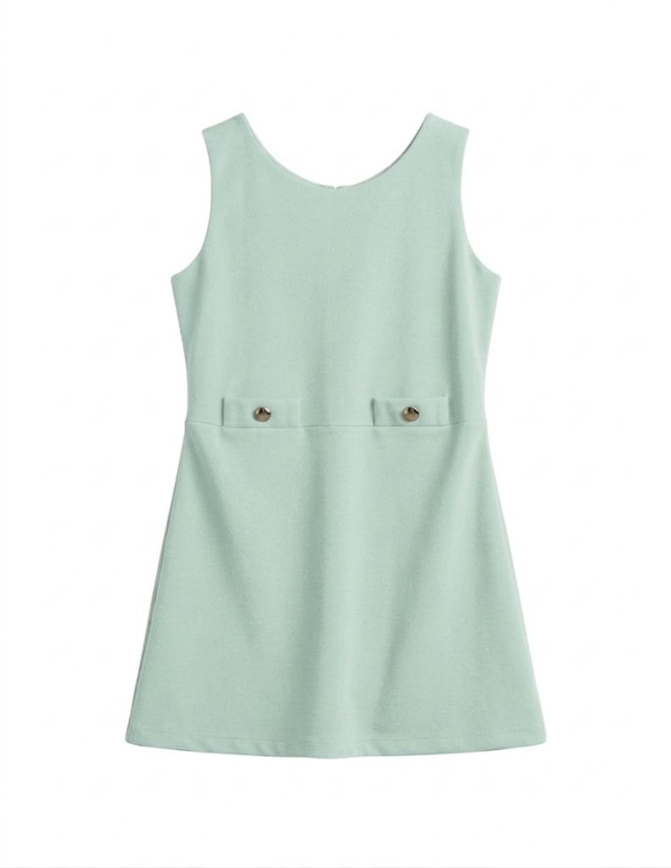 Vestido sin manga para niña