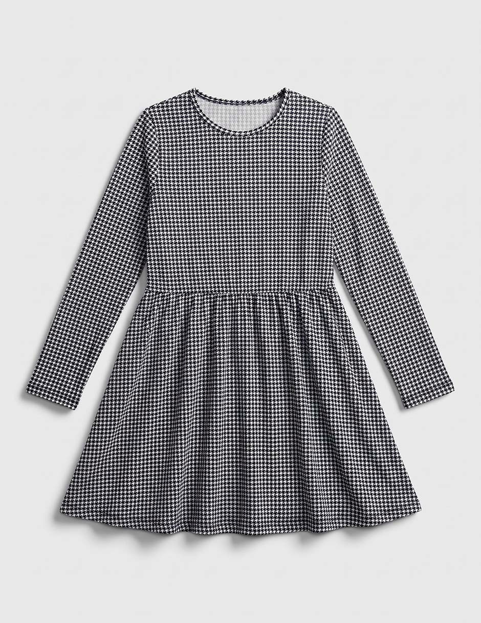 Vestido manga larga para niña 1
