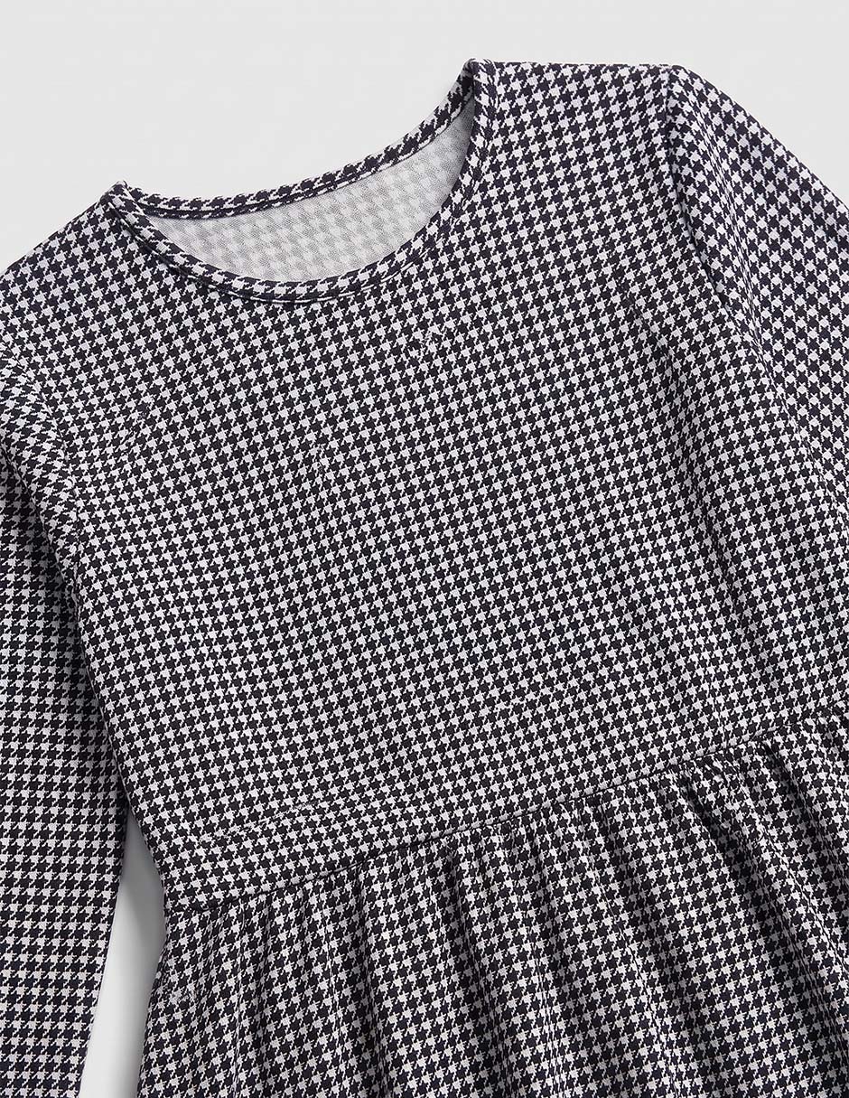 Vestido manga larga para niña 3