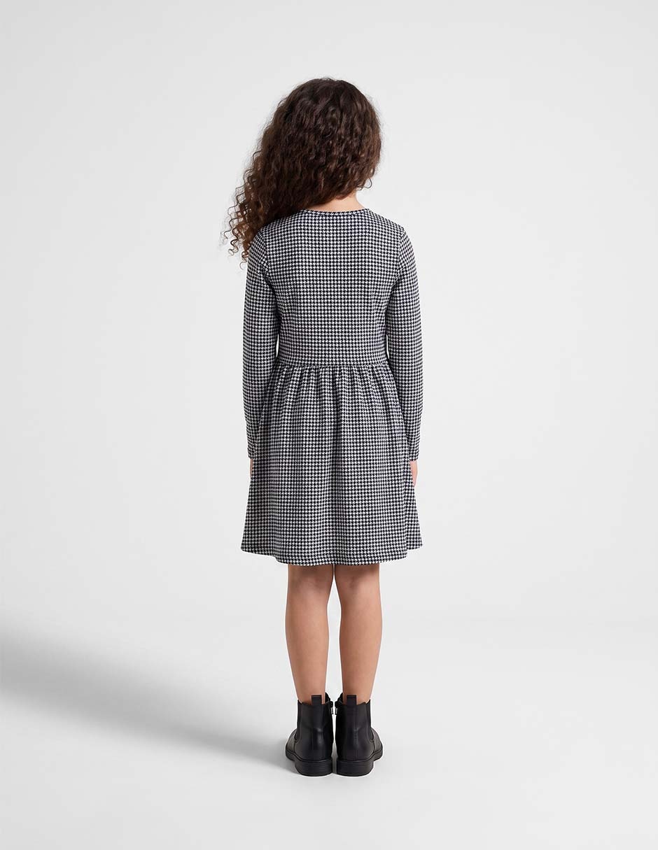 Vestido manga larga para niña 6