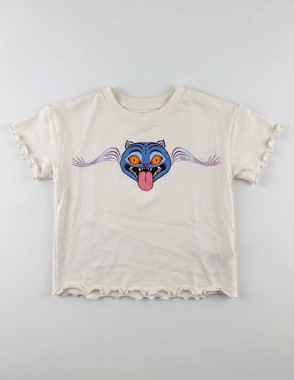 Playera kpop manga corta para niña 3