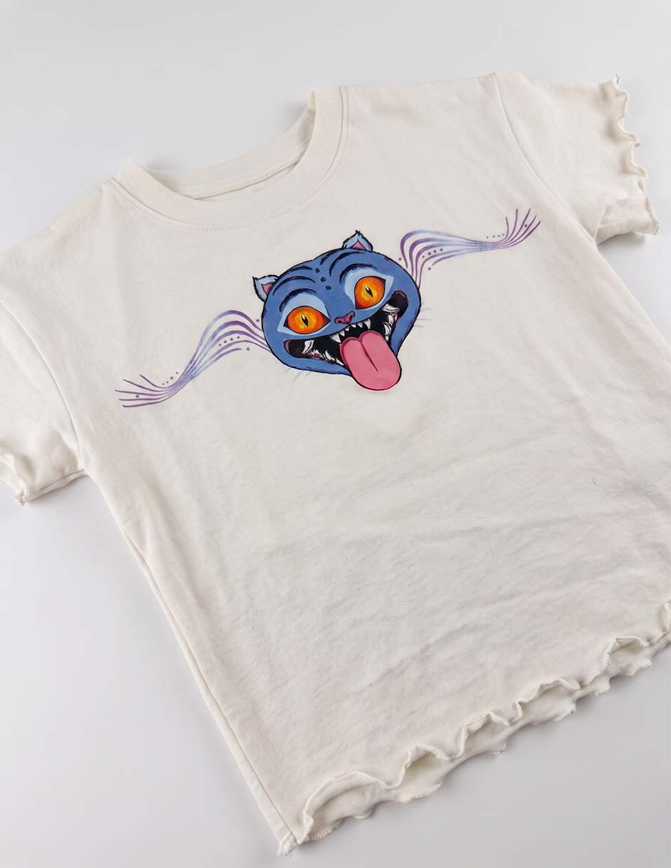 Playera kpop manga corta para niña 6