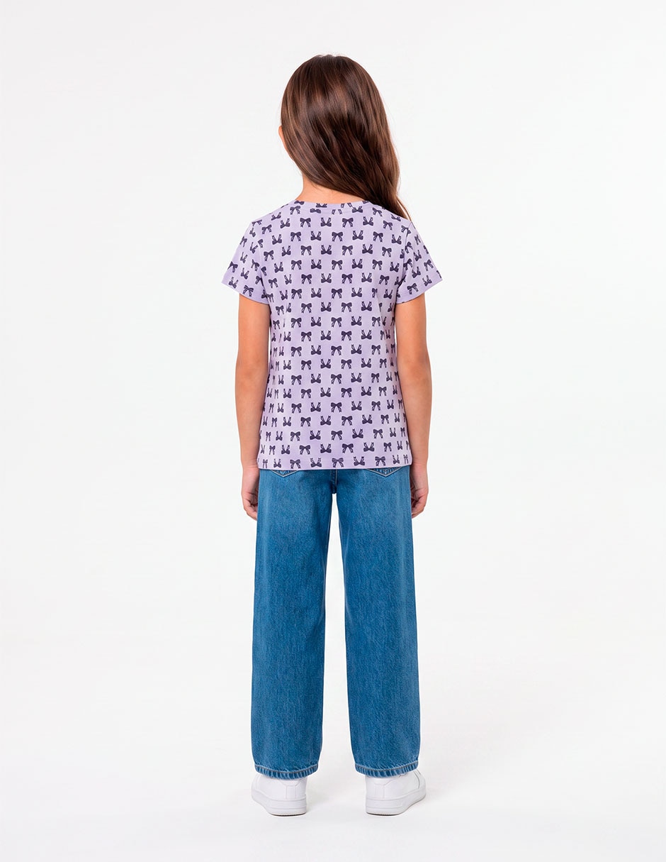 Playera manga corta para niña 4