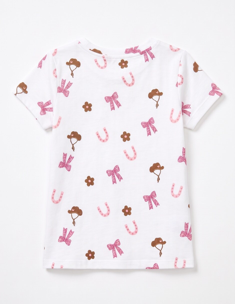 Playera manga corta para niña 4