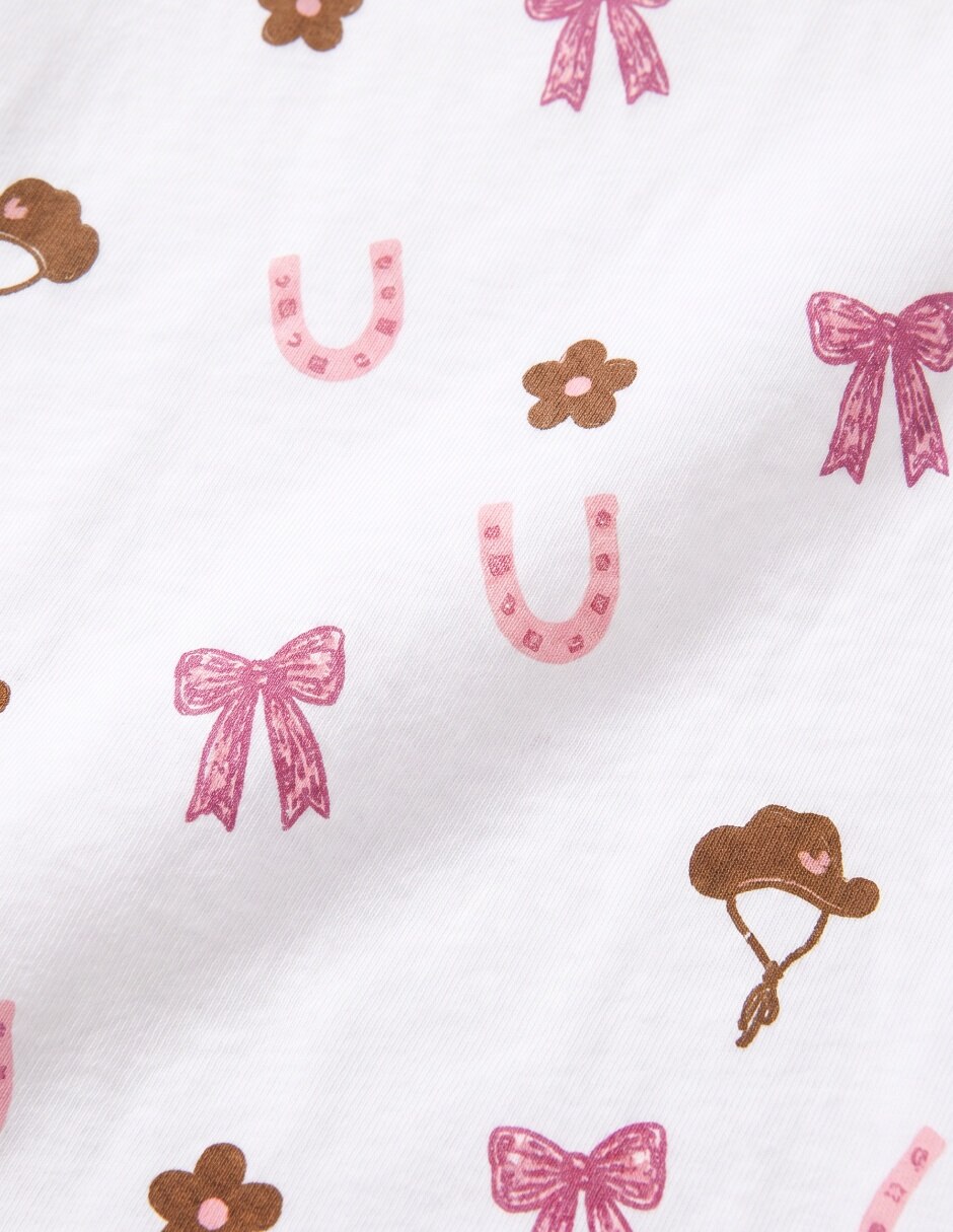 Playera manga corta para niña 5