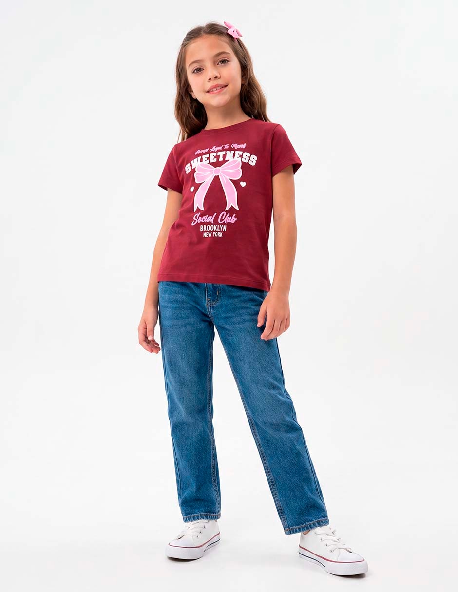 Playera manga corta para niña 3