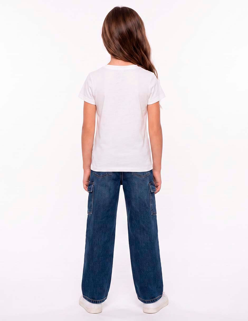Playera manga corta para niña 6