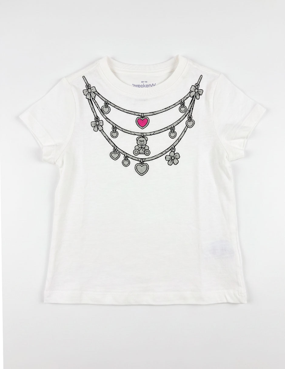 Playera manga corta para niña Playera manga corta para niña