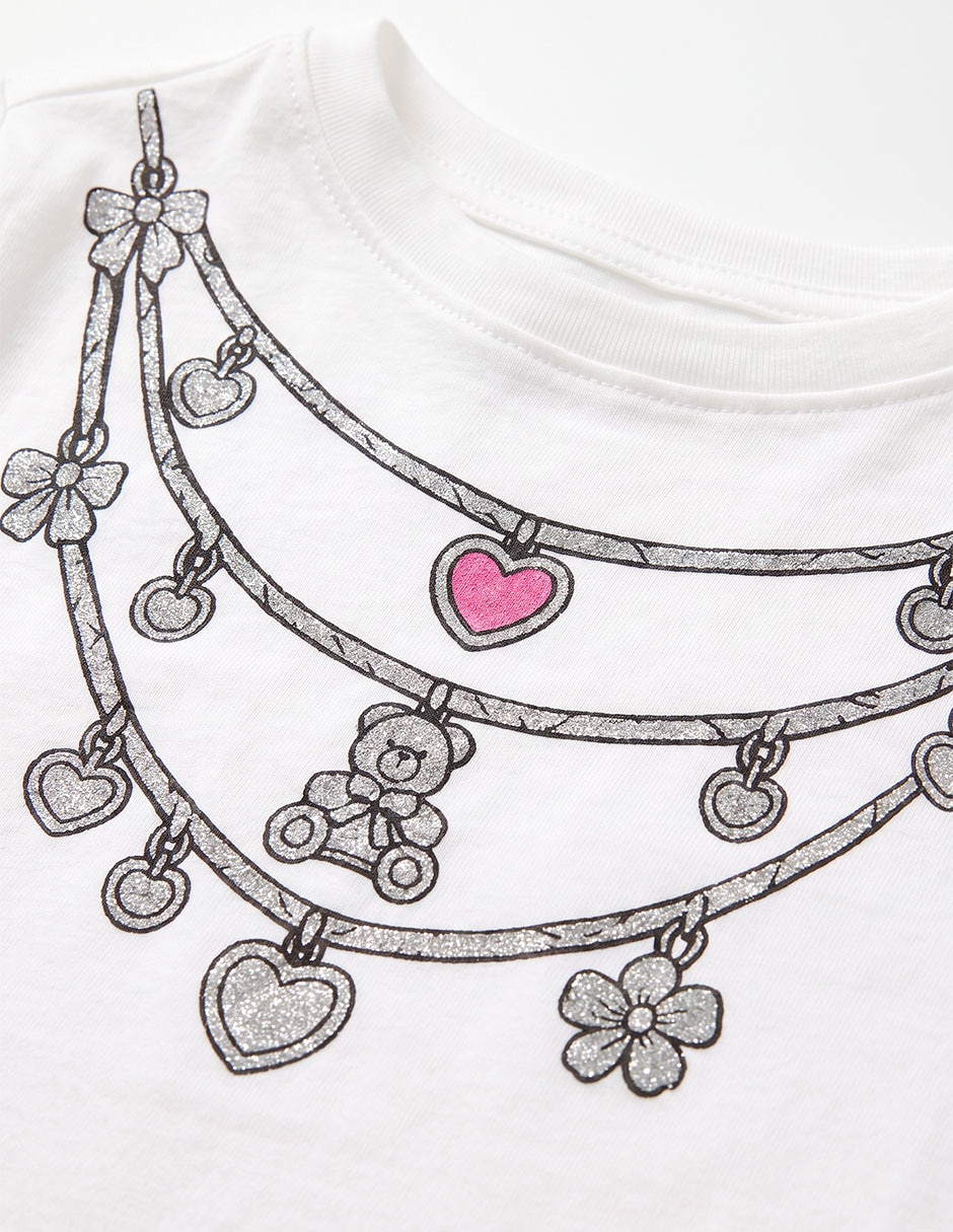 Playera manga corta para niña 4