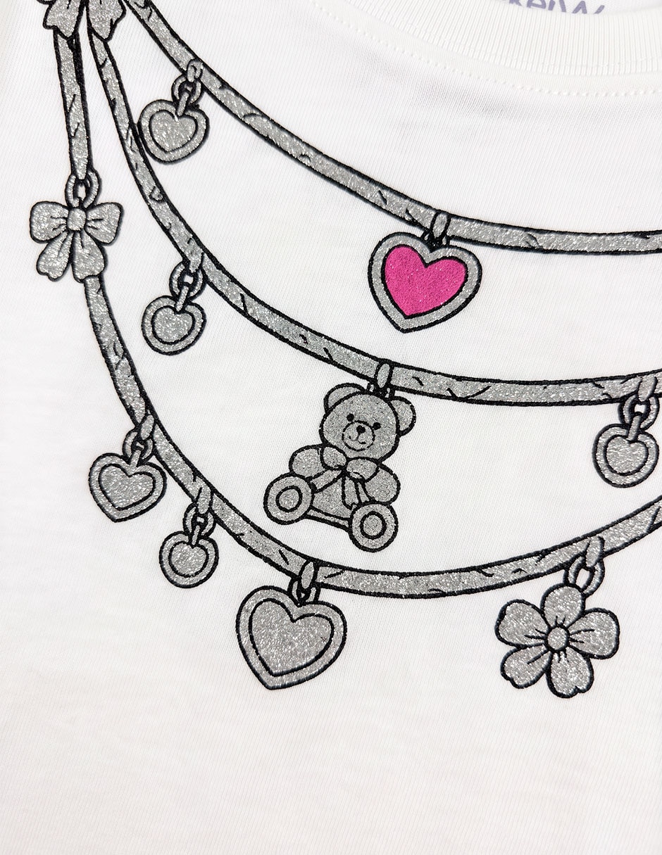 Playera manga corta para niña 3