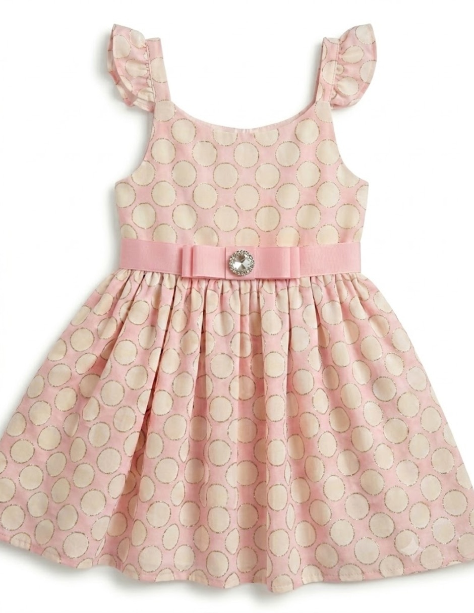 Vestido manga cap para infantil niña 2