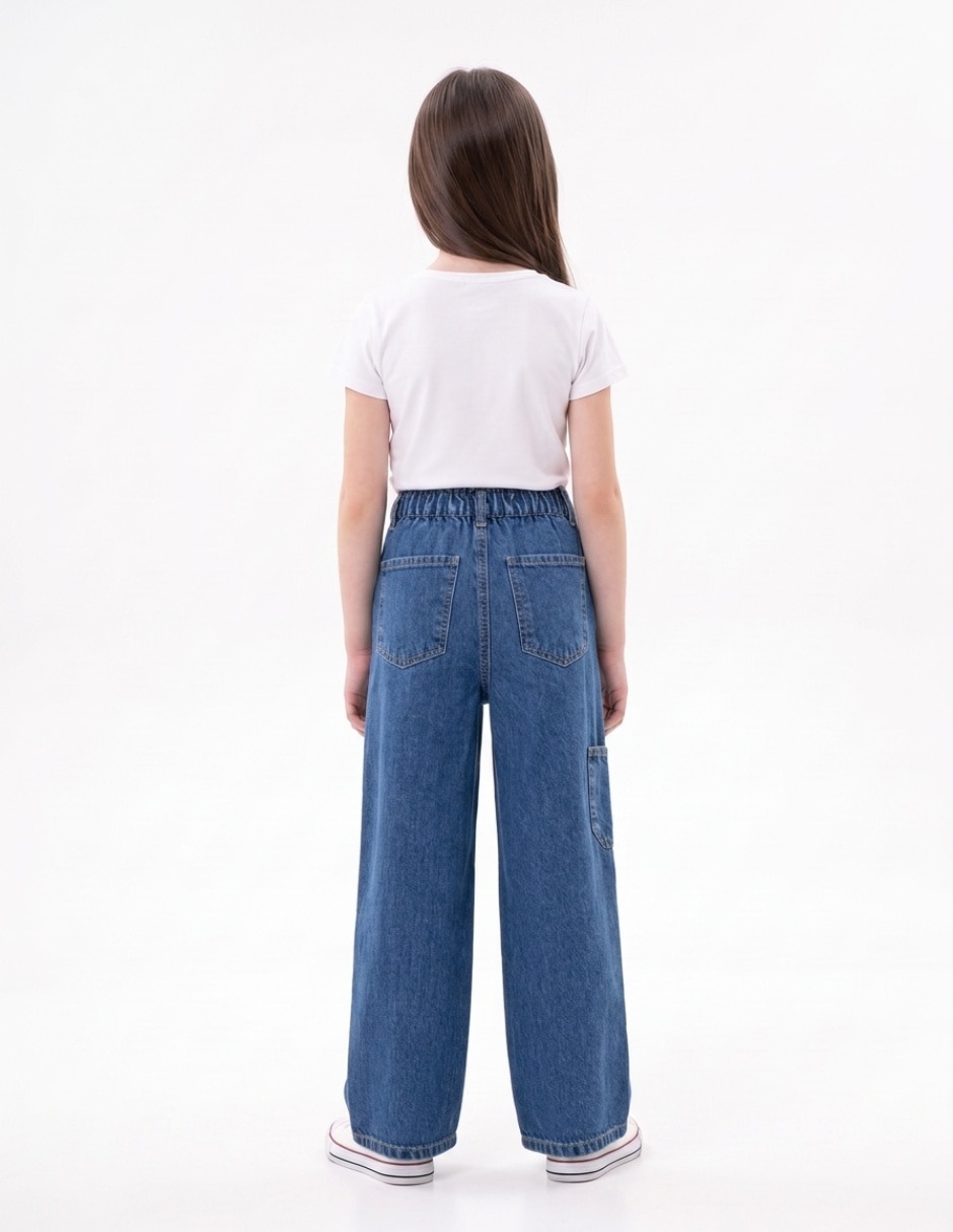 Jeans straight para niña 2