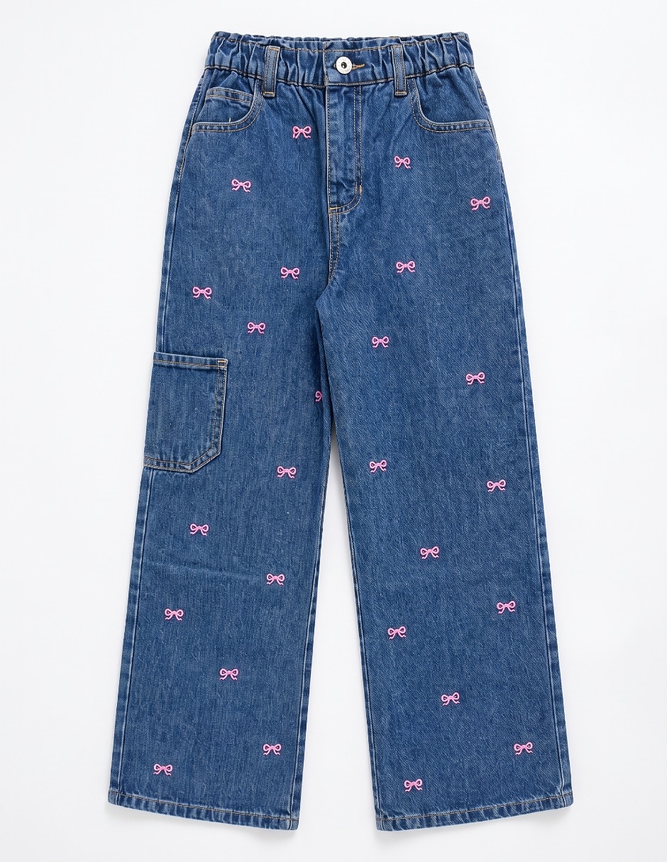 Jeans straight para niña 3