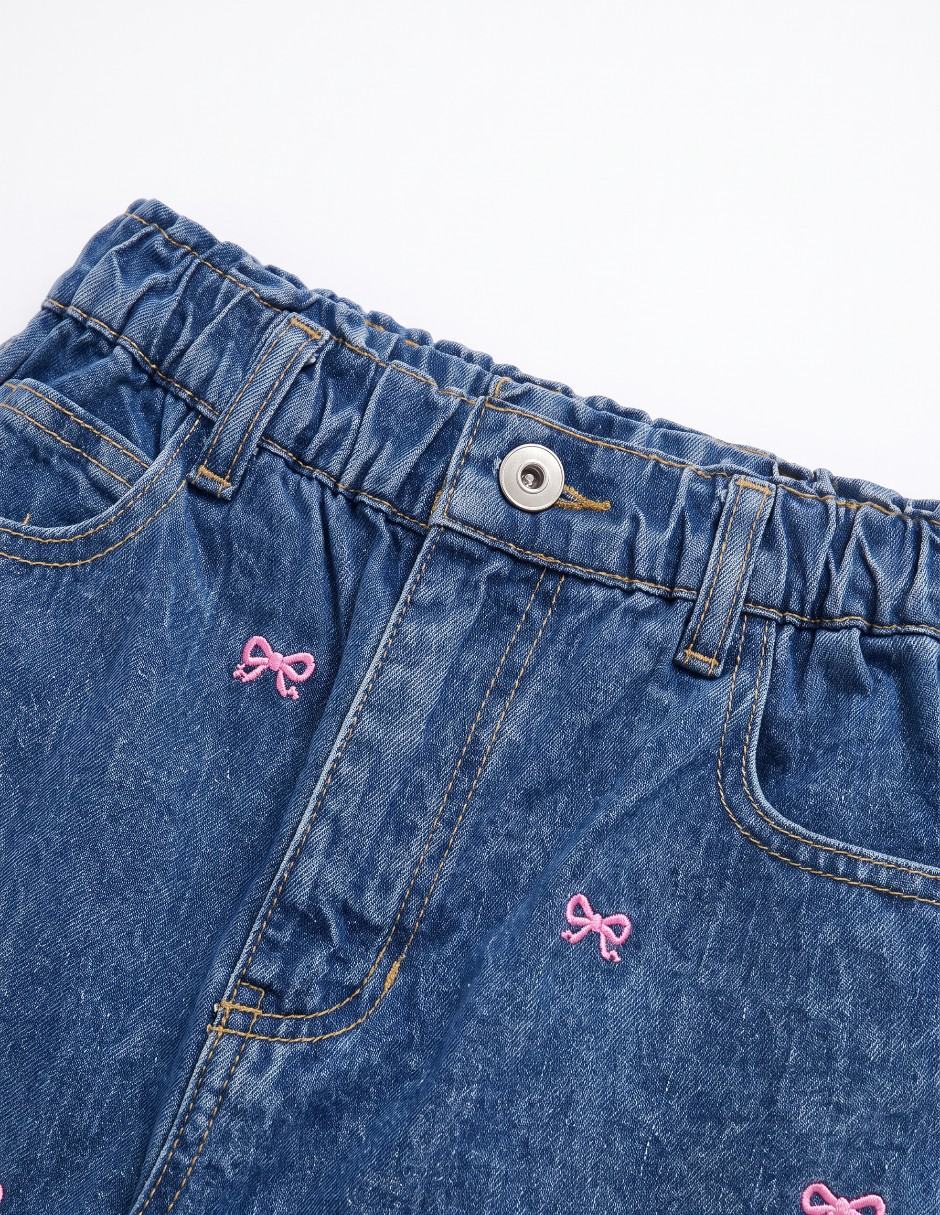 Jeans straight para niña 5