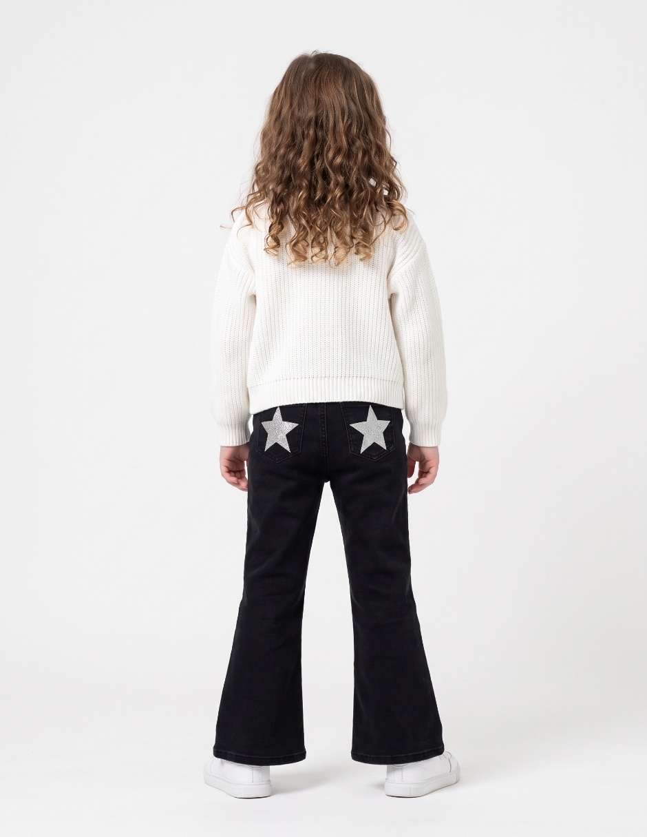 Jeans straight para niña 2
